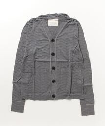 HERRINGBONE JACQUARD - CARDIGAN L/S