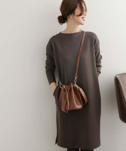 Urban ワンピース Research Urban ワンピース ミラノリブボートネックワンピース ワンピース Doors アーバンリサーチドアーズ のファッション セール