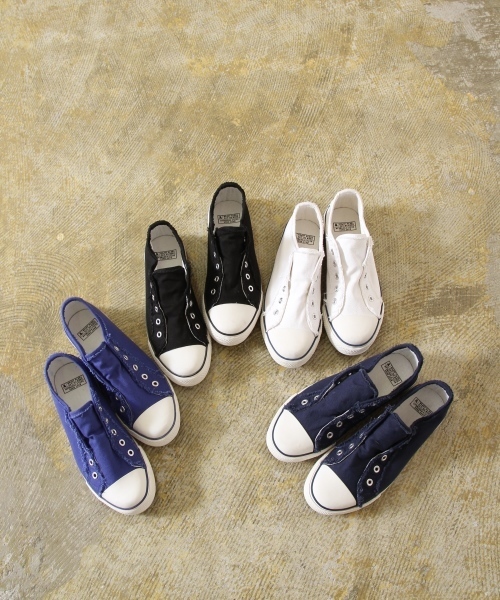 coen（コーエン）の「キャンバススニーカー15SS（スニーカー・レディース・ホワイト/ブラック/ネイビー/コバルトブルー/ライトブルー/ダークグリーン/マスタード/ベージュ/グレー/ネイビー系・SMALL/MEDIUM/LARGE）」の19枚目の写真