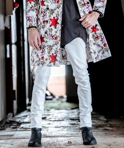 NO ID.（ノーアイディ）の「mp7745-ストレッチデニムスキニーＰＴ パンツ（デニムパンツ・メンズ・ホワイト/ブラック/インディゴブルー・1/2/3）」の17枚目の写真