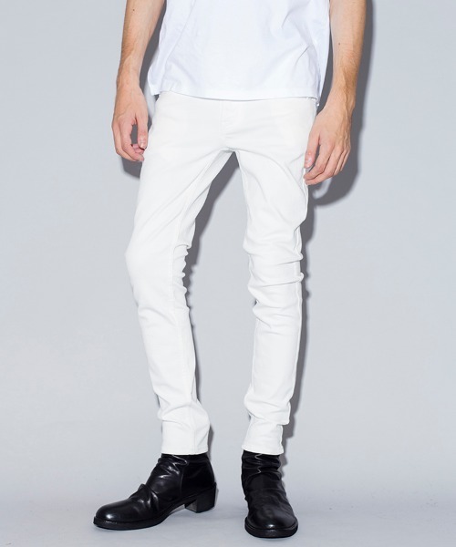 NO ID.（ノーアイディ）の「mp7745-ストレッチデニムスキニーＰＴ パンツ（デニムパンツ・メンズ・ホワイト/ブラック/インディゴブルー・1/2/3）」の15枚目の写真