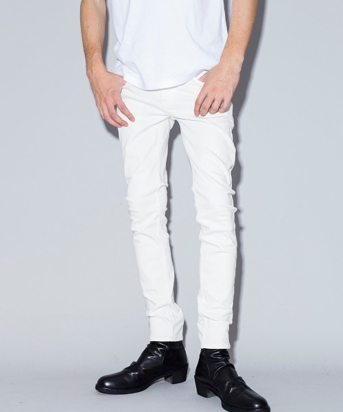 NO ID.（ノーアイディ）の「mp7745-ストレッチデニムスキニーＰＴ パンツ（デニムパンツ・メンズ・ホワイト/ブラック/インディゴブルー・1/2/3）」の22枚目の写真