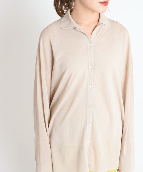 SHIPS（シップス）の「Wai:ニットシャツ◇（シャツ/ブラウス）」 - WEAR