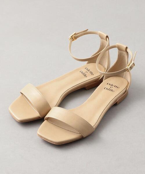 ODETTE E ODILE（オデットエオディール）の「【WEB限定】O ワンベルトフラット サンダル10●↑（サンダル・レディース・ベージュ/ブラウン/オフホワイト/ブラック/オレンジ/ライトブルー・24cm/24.5cm/22cm/22.5cm/23cm/25cm/23.5cm）」の8枚目の写真