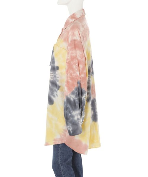 Ungrid（アングリッド）の「ビッグルーズタイダイシャツ（シャツ/ブラウス・レディース・パープル/ピンク・FREE）」の7枚目の写真