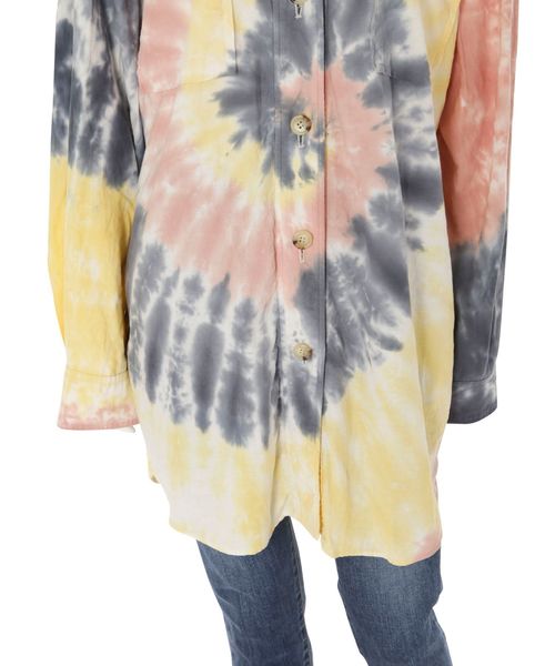 Ungrid（アングリッド）の「ビッグルーズタイダイシャツ（シャツ/ブラウス・レディース・パープル/ピンク・FREE）」の10枚目の写真