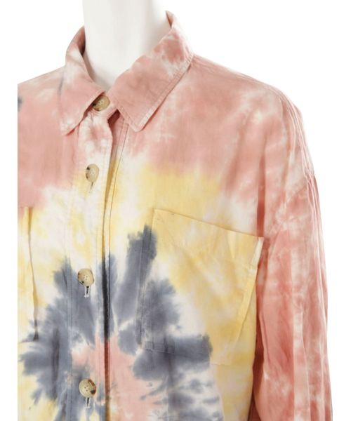 Ungrid（アングリッド）の「ビッグルーズタイダイシャツ（シャツ/ブラウス・レディース・パープル/ピンク・FREE）」の11枚目の写真