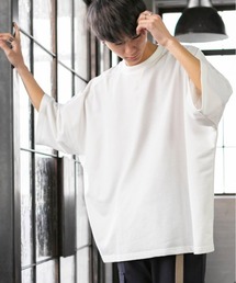 TCミニ裏毛 / ドロップショルダー ルーズ シルエット Tシャツ