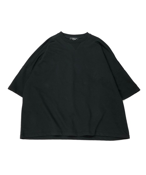 Beno（ビーノ）の「TCミニ裏毛 / ドロップショルダー ルーズ シルエット Tシャツ（Tシャツ/カットソー・メンズ・パープル/ブラック/サックスブルー/ホワイト/ピンク/ベージュ・FREE）」の18枚目の写真