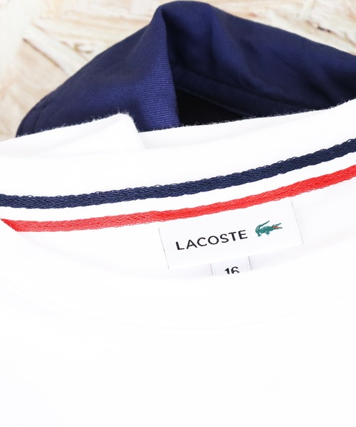 THE BAREFOOT（ベアフット）の「【 Lacoste / ラコステ 】 ボーイ 半袖Tシャツ BOY S/S TEE SHIRT TJ1442（Tシャツ/カットソー・メンズ・ホワイト/ブラック/ネイビー・14/16）」の9枚目の写真