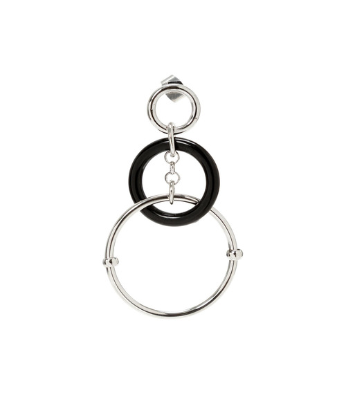 Newlyme（ニューリーミー）の「コンビネーションリングピアス（ピアス（両耳用）・レディース・その他/ブラック×シルバー/ホワイト×シルバー・FREE）」の7枚目の写真