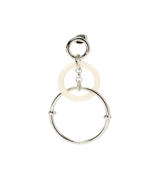 Newlyme（ニューリーミー）の「コンビネーションリングピアス（ピアス（両耳用）・レディース・その他/ブラック×シルバー/ホワイト×シルバー・FREE）」の8枚目の写真