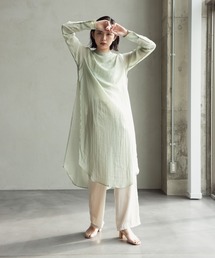 CFT.Sheer slit long SH (シアースリットロングシャツ)