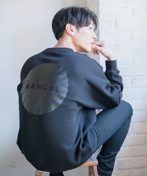 KANGOL(カンゴール)の「KANGOL【カンゴール】ラバープリントトレーナー(スウェット・メンズ・ブラック・XL/M/L)」の10枚目の写真