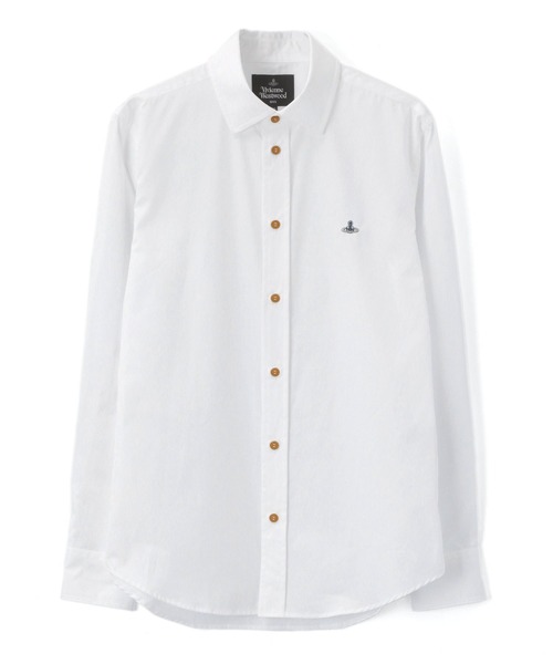 ヴィヴィアンウエストウッドマン ワンポイントORB クラシック ポプリンシャツ Vivienne Westwood MAN（ヴィヴィアンウエストウッドマン）の