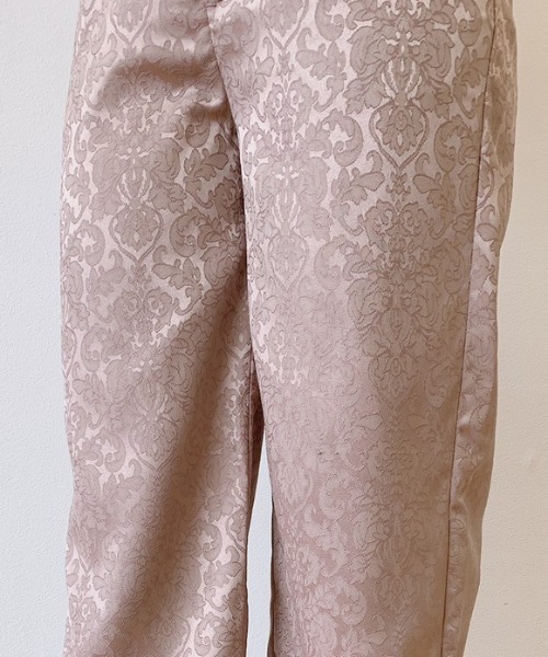 VANNIE U（ヴァニーユー）の「ツヤっぽジャガードパンツ（その他パンツ・レディース・ブルー/ブラウン/ベージュ・FREE/SMALL）」の14枚目の写真