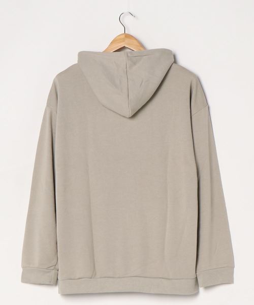 STYLEBLOCK（スタイルブロック）の「裏毛アートプリントビッグシルエットプルオーバー（パーカー・メンズ・ブラック系その他/ベージュ系その他/ホワイト系その他2/ベージュ/ホワイト/ブラック/ブラウン/ブラック系その他2/ホワイト系その他・M/LL/L）」の10枚目の写真