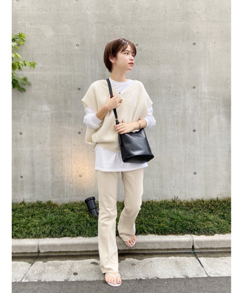 SHENERY（シーナリー）の「センタープレスデニムパンツ（BEG）（デニムパンツ・レディース・ベージュ・36/38）」の10枚目の写真