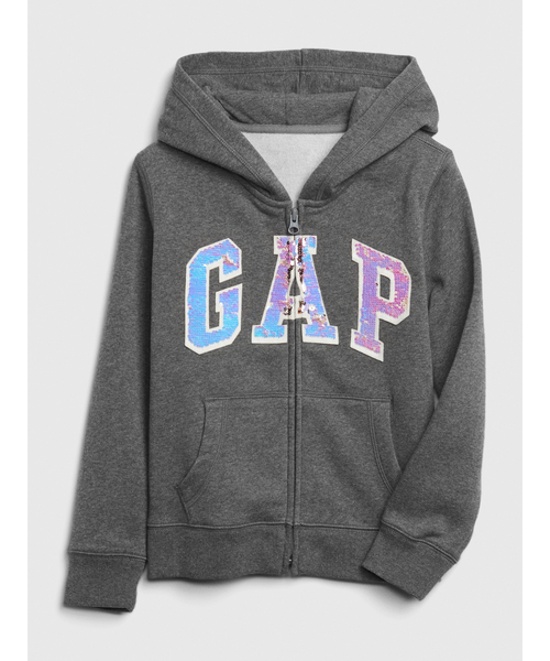 GAP（ギャップ）の「変身スパンコール Gapロゴスウェット