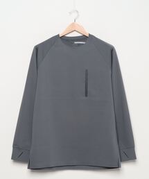 ATTACHMENT | ATTACHMENT（アタッチメント） メコットンコンプレッシャークルーネックラグランL/S Black(Tシャツ/カットソー)