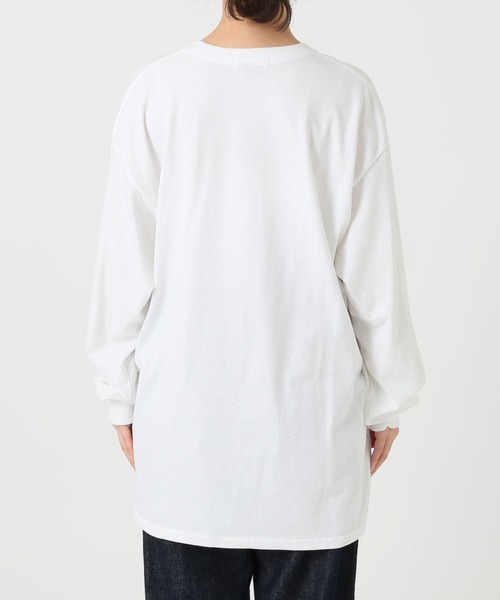 SLOBE IENA（スローブイエナ）の「【 SELENAHELIOS×SLOBE 】ロゴ TEE【手洗い可能】◆（Tシャツ/カットソー・レディース・ホワイト/ブラック・FREE）」の9枚目の写真