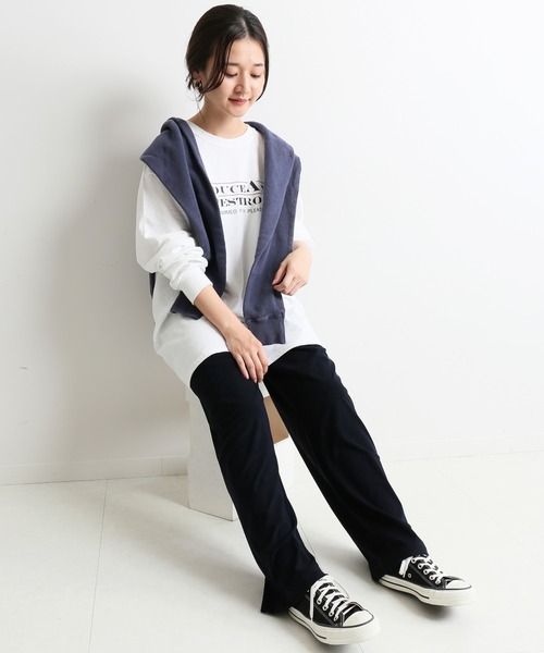 セール】【 SELENAHELIOS×SLOBE 】ロゴ TEE【手洗い可能】◇（T