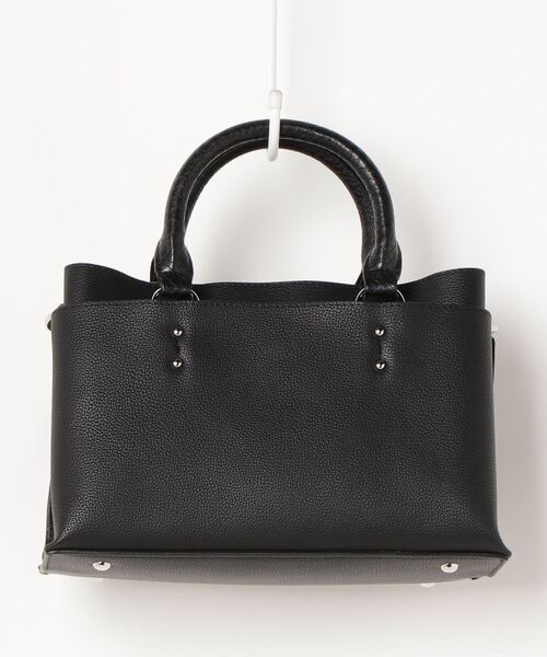 artemis by DIANA（アルテミスバイダイアナ）の「異素材コンビ２WAYミニバッグ（ハンドバッグ・レディース・イエロー/ブラック/ベージュ/ホワイト/グレー・FREE）」の8枚目の写真