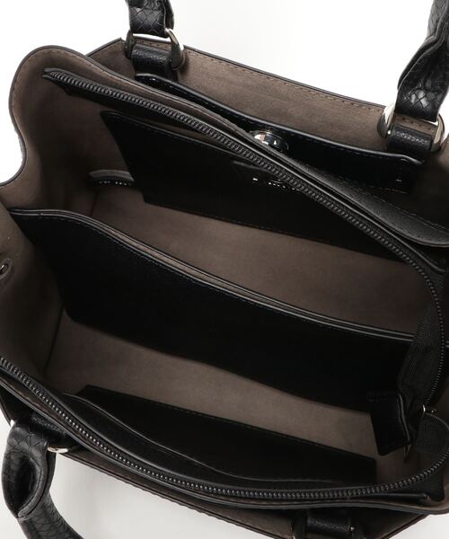 artemis by DIANA（アルテミスバイダイアナ）の「異素材コンビ２WAYミニバッグ（ハンドバッグ・レディース・イエロー/ブラック/ベージュ/ホワイト/グレー・FREE）」の6枚目の写真