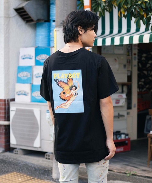 Soulland(ソウランド)の「SOULLAND meets Playboy Monthly August T-shirt 1025(Tシャツ/カットソー・メンズ・ブラック・SMALL/MEDIUM/LARGE/X-LARGE)」の4枚目の写真
