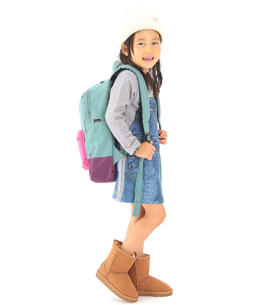 B:MING by BEAMS（ビーミングバイビームス）の「□ビーミング by ビームス / KIDSフェイクムートンブーツ（ブーツ・キッズ・ブラウン系その他/ネイビー・21/15 /22/17/20/19/16/18）」の3枚目の写真