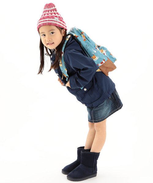 B:MING by BEAMS（ビーミングバイビームス）の「□ビーミング by ビームス / KIDSフェイクムートンブーツ（ブーツ・キッズ・ブラウン系その他/ネイビー・21/15 /22/17/20/19/16/18）」の14枚目の写真