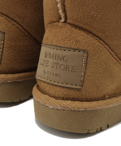 B:MING by BEAMS（ビーミングバイビームス）の「□ビーミング by ビームス / KIDSフェイクムートンブーツ（ブーツ・キッズ・ブラウン系その他/ネイビー・21/15 /22/17/20/19/16/18）」の13枚目の写真
