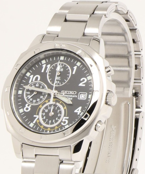 SEIKO(セイコー)の「SEIKO セイコー/ 5気圧防水 日本製クォーツ クロノグラフ メタルベルト ラウンドフェイス アナログ腕時計 //// SNDシリーズ(アナログ腕時計・メンズ・ダークグリーン/レッド/シルバー/イエロー/シルバー×ブラック/シルバー×ブルー/ブラック×シルバー・FREE)」の22枚目の写真