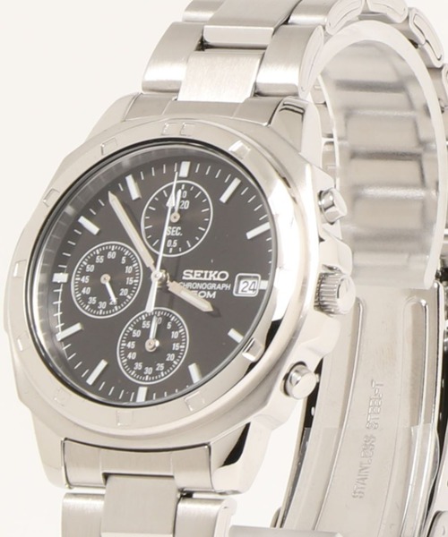 SEIKO(セイコー)の「SEIKO セイコー/ 5気圧防水 日本製クォーツ クロノグラフ メタルベルト ラウンドフェイス アナログ腕時計 //// SNDシリーズ(アナログ腕時計・メンズ・ダークグリーン/レッド/シルバー/イエロー/シルバー×ブラック/シルバー×ブルー/ブラック×シルバー・FREE)」の22枚目の写真