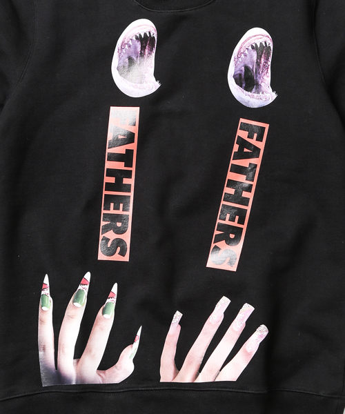 RAF SIMONS（ラフシモンズ）の「Regular fit sweater with NAILS（スウェット・メンズ・ブラック・LARGE/MEDIUM/SMALL）」の8枚目の写真
