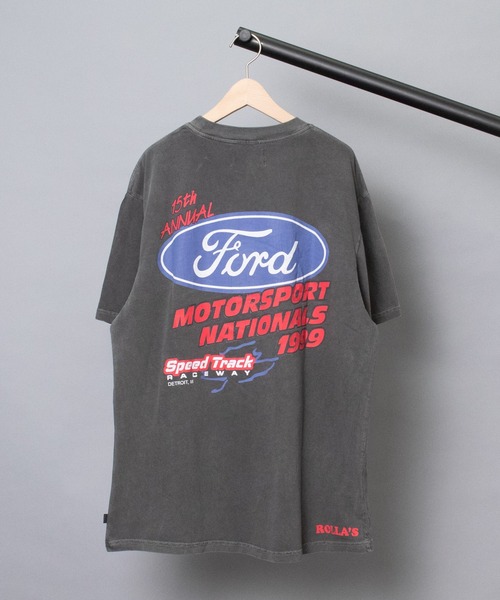 ROLLA'S（ローラス）の「【 ROLLA'S / ローラス 】FORD NATIONALS 99 TEE フォードナショナル99プリントＴシャツ（Tシャツ/カットソー・レディース・ブラック・SMALL/MEDIUM/LARGE）」の2枚目の写真