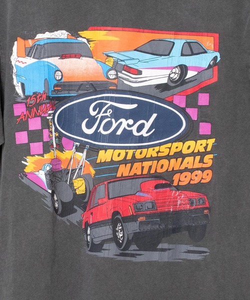 ROLLA'S（ローラス）の「【 ROLLA'S / ローラス 】FORD NATIONALS 99 TEE フォードナショナル99プリントＴシャツ（Tシャツ/カットソー・レディース・ブラック・SMALL/MEDIUM/LARGE）」の4枚目の写真