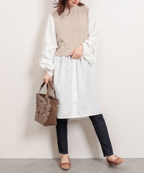 natural couture（ナチュラルクチュール）の「360度ストレッチスキニー（デニムパンツ・レディース・インディゴブルー/ブルー/アイボリー・SMALL/MEDIUM）」の19枚目の写真