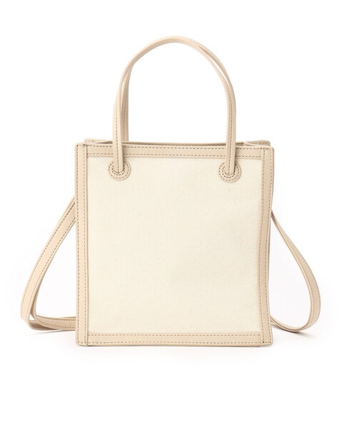 DRESKIP（ドレスキップ）の「◆ハトメスクエアト－ト（トートバッグ・レディース・ブラック/アイボリー/ブラック系・00）」の2枚目の写真