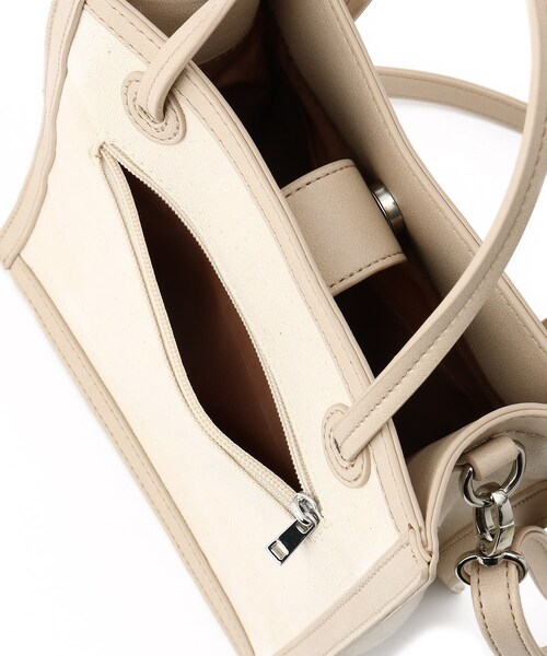 DRESKIP（ドレスキップ）の「◆ハトメスクエアト－ト（トートバッグ・レディース・ブラック/アイボリー/ブラック系・00）」の11枚目の写真