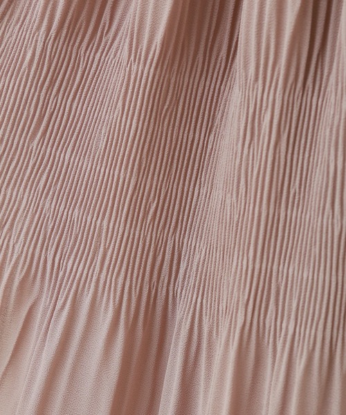 libelle more（リベル モア）の「シフォンジョーゼット　マジョリカプリーツスカート（スカート・レディース・ブルー/ブラック/ピンク/モカ/グレイッシュベージュ・L/M）」の17枚目の写真