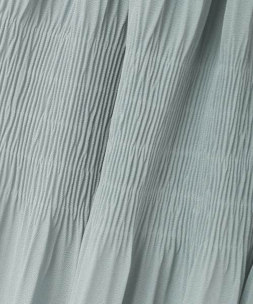 libelle more（リベル モア）の「シフォンジョーゼット　マジョリカプリーツスカート（スカート・レディース・ブルー/ブラック/ピンク/モカ/グレイッシュベージュ・L/M）」の13枚目の写真