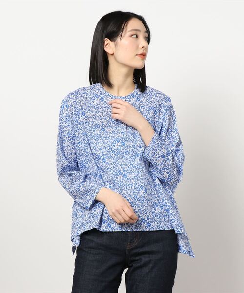 mizuiroind（ミズイロインド）の「スモールフラワープリントプル
