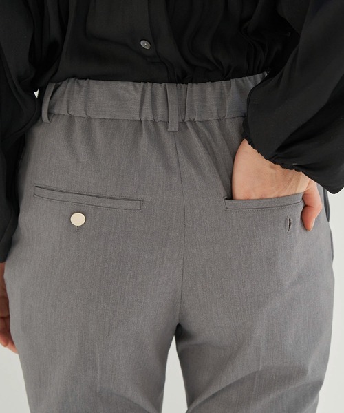 ROPE' PICNIC(ロペピクニック)の「【emur】スリットテーパードパンツ(その他パンツ・レディース・ベージュ系その他/サックスブルー/グレー・40/38)」の8枚目の写真