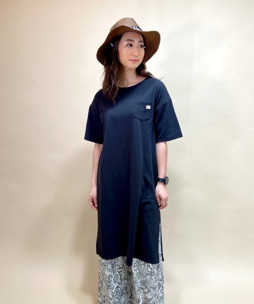 BILLABONG（ビラボン）の「BILLABONG/ビラボン　水陸両用無地Tシャツワンピース  BB013-855（ワンピース・レディース・ブルー/ブラック/ブラウン・M/L）」の15枚目の写真