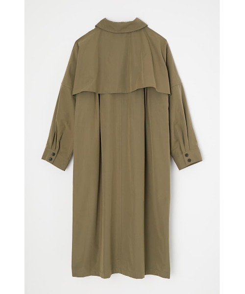 MOUSSY（マウジー）の「BACK DRAPE DOLMAN コート（ステンカラー
