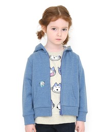 graniph コラボレーションリバーシブルボアブルゾン/お花(11ぴきのねこ) Design Tshirts Store graniph（デザイン ティーシャツ ストア