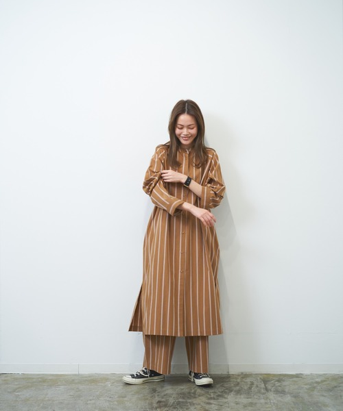 HERENCIA（ヘレンチア）の「マルチストライプ タックイージーパンツ（セットアップ可）（その他パンツ・レディース・ホワイト系その他/ベージュ系その他・MEDIUM）」の19枚目の写真