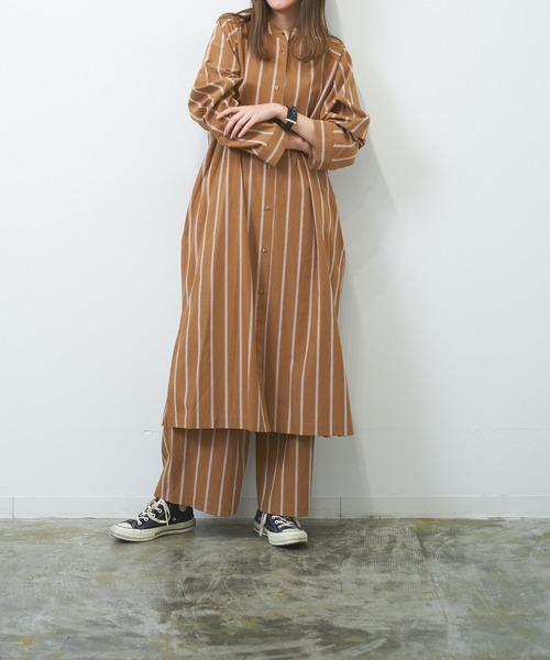 HERENCIA（ヘレンチア）の「マルチストライプ タックイージーパンツ（セットアップ可）（その他パンツ・レディース・ホワイト系その他/ベージュ系その他・MEDIUM）」の20枚目の写真