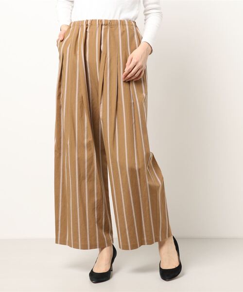 HERENCIA（ヘレンチア）の「マルチストライプ タックイージーパンツ（セットアップ可）（その他パンツ・レディース・ホワイト系その他/ベージュ系その他・MEDIUM）」の21枚目の写真
